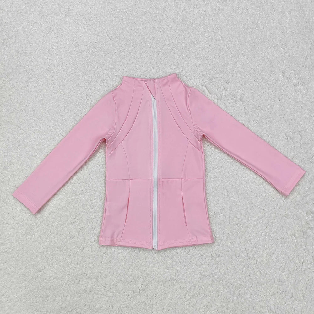 10.21 RST Sibling Baby Girls Long Sleeve Yoga Active Zipper Pockets Jackets Top