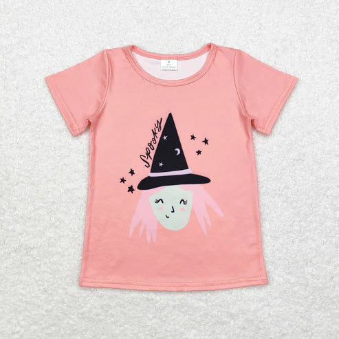 9.26 RTS Sibling Baby Boys Girls Hats Ghosts Pumpkins Halloween Tee Shirts Top