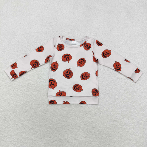 9.26 RTS Sibling Baby Boys Girls Ghosts Pumpkins Halloween Tee Shirts Top