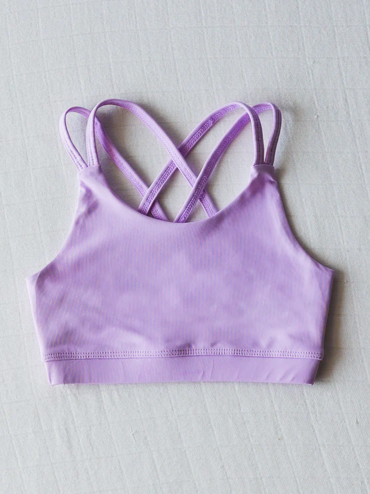 8.26 Pre order Baby Girls Summer Yoga Tank Top toddler girl clothes yoga yellow Sleeveless vest Top