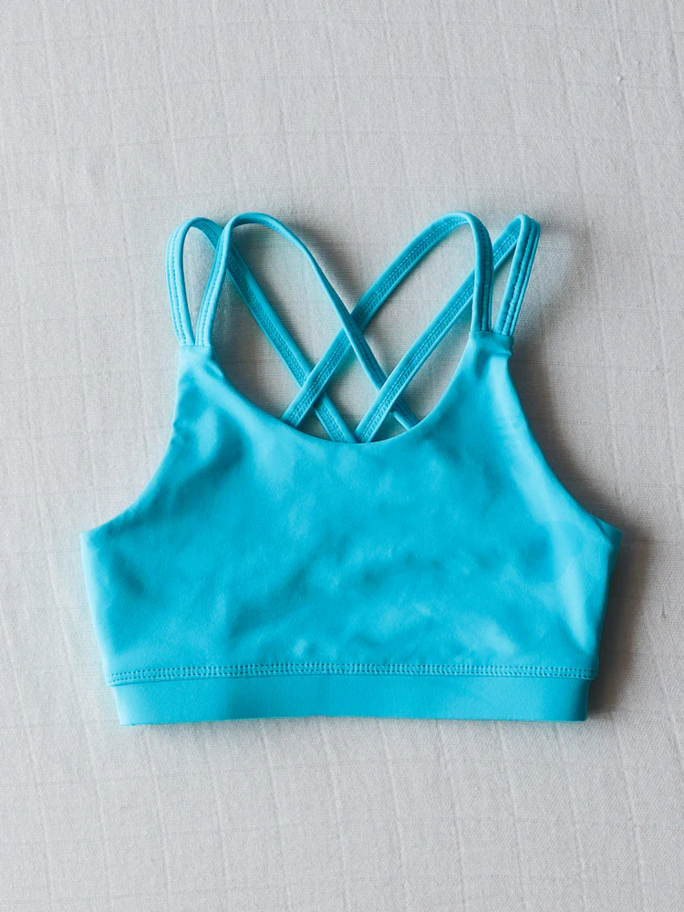 8.26 Pre order Baby Girls Summer Yoga Tank Top toddler girl clothes yoga yellow Sleeveless vest Top