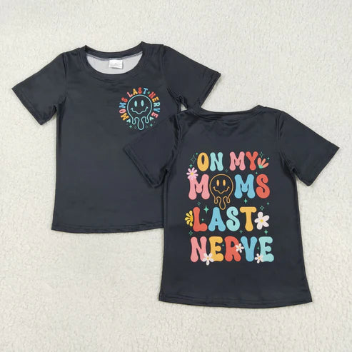 9.26 RTS Sibling Mama's Boys Girls Lights Flowers Tee Shirts Top