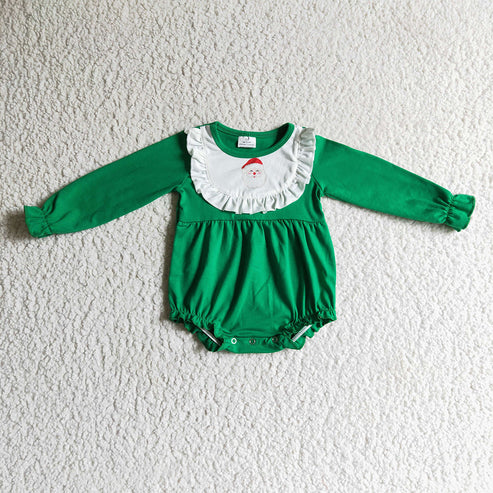 9.20 RTS Sibling Baby Boys Girls Embroidery Santa Christmas Tee Shirts Clothes Set Knee Length Dress Rompers