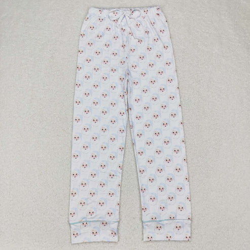 9.20 RTS Sibling Adult Men Women Santa Cows Holly Checked Christmas Pajamas Flare Pants