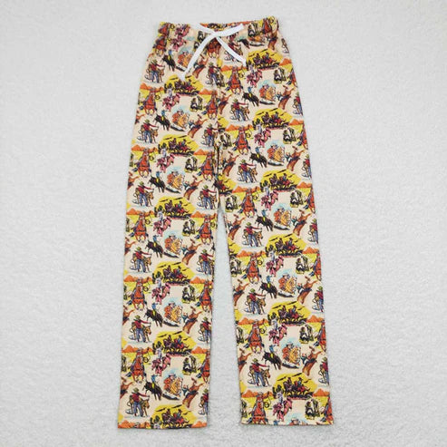 9.20 RTS Sibling Adult Men Women Western Camo Bull Skulls Flowers Bell Bottom Flare Pants