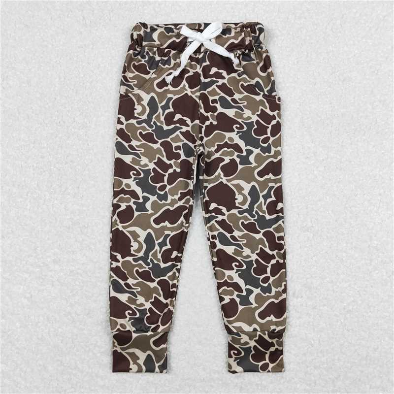 USA Shop (in stock)P0433 Camo brown green beige trousers Camo pocket baby boys pants