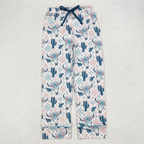9.20 RTS Sibling Adult Men Women Western Camo Bull Skulls Flowers Bell Bottom Flare Pants