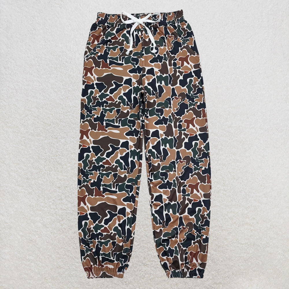 4.08 P0621 RTS NO MOQ Brown camo adult women pants