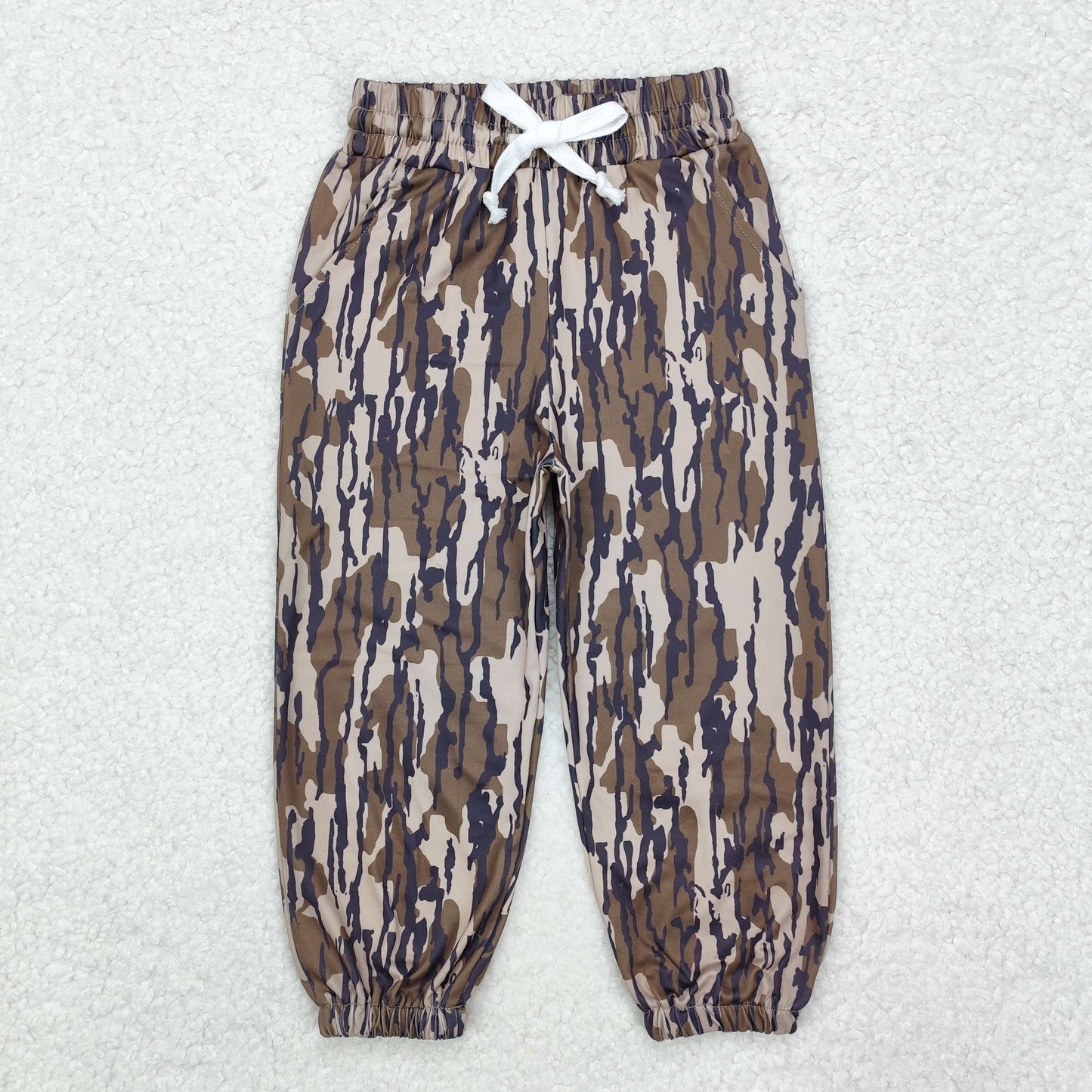 P0649 Bottomland camo pockets elastic waist boys hunting pants No reviews