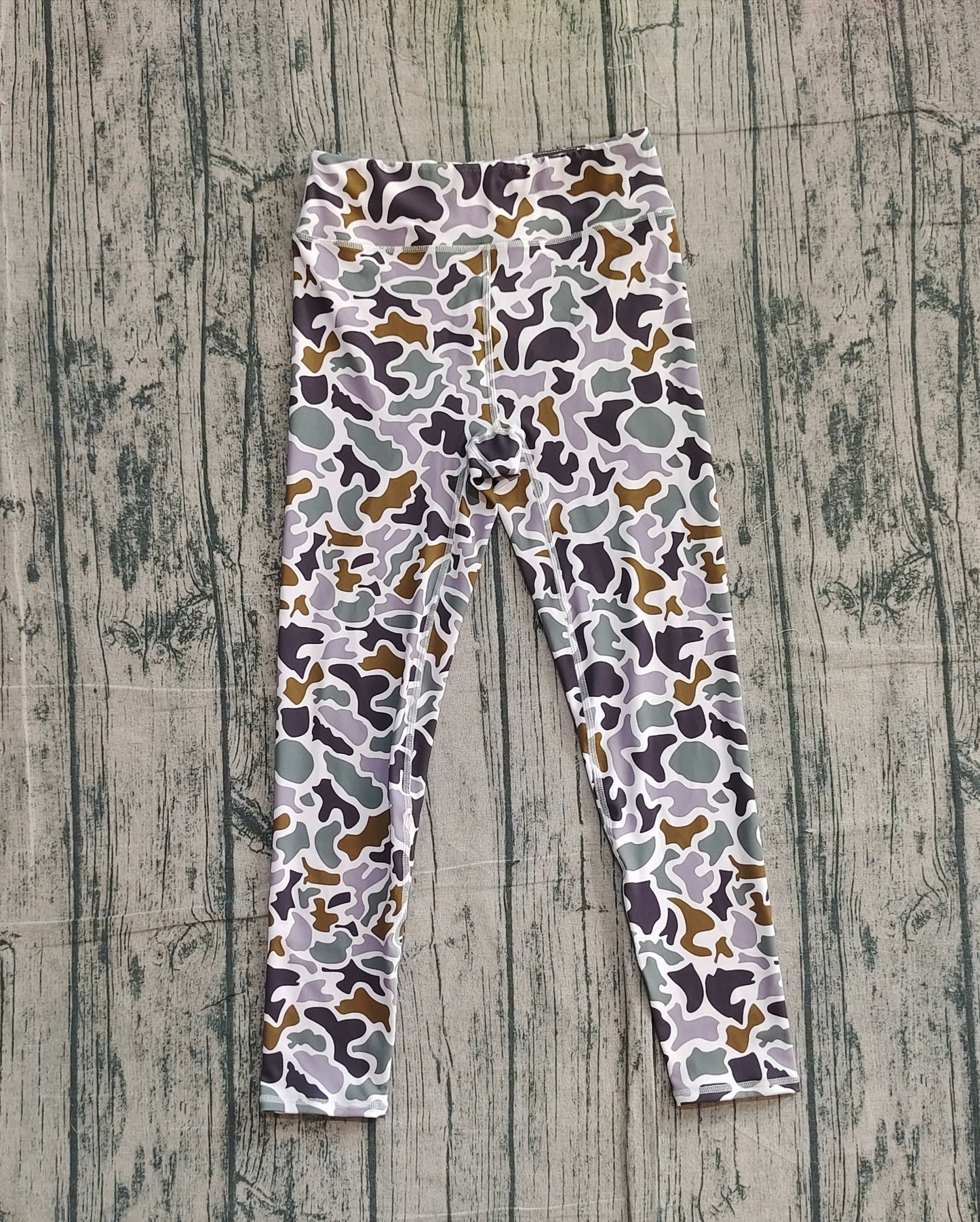 10.14 P0897 Sample No Moq Yoga fabric Adult Women Camo Yoga Legging Pants