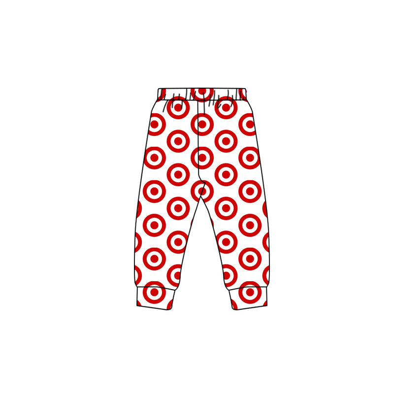 10.15 P0909 Pre order No Moq Baby Boys Red Print Jogger Pants