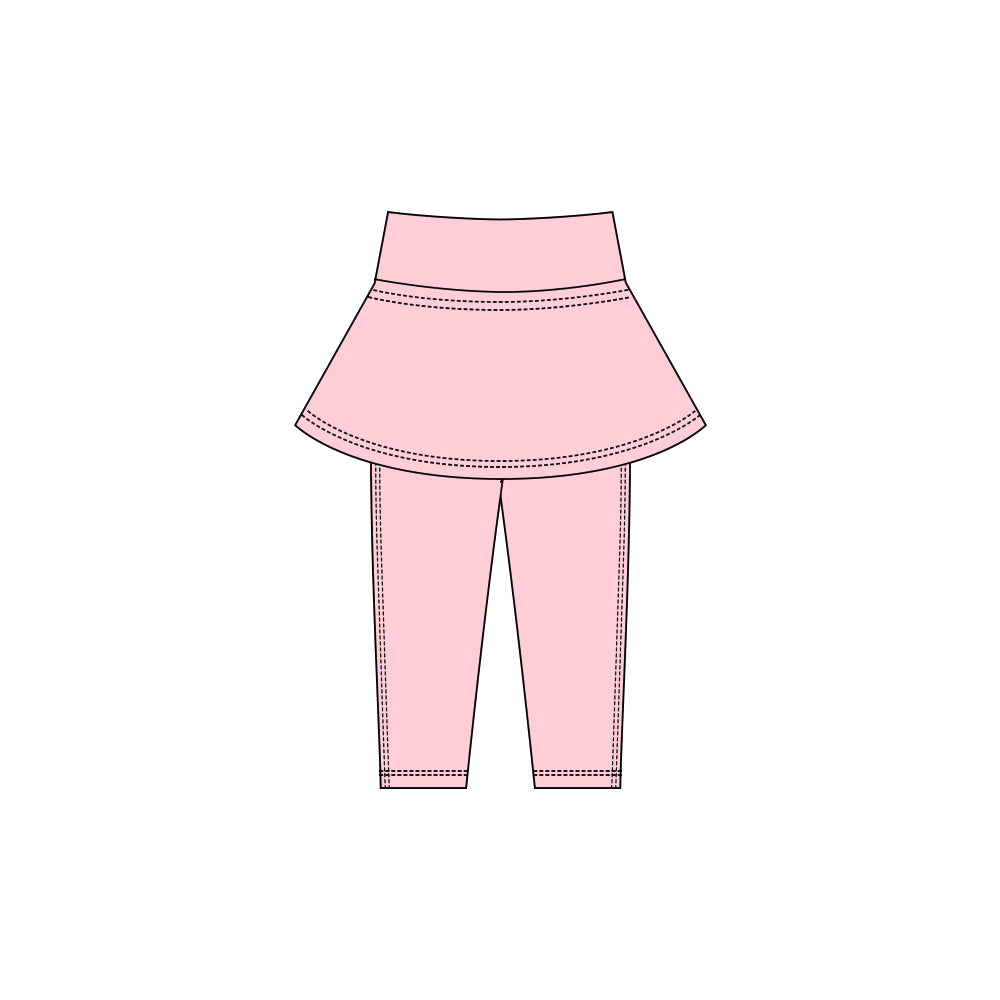 11.18 P0983 Pre order No Moq Yoga fabric Baby Girls Pink Yoga Tunic Leggings Pants Bottom