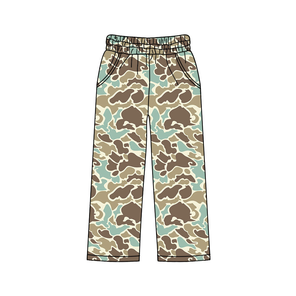11.21 P0995 Pre order No Moq Adult Women Southern Camo Pockets Straight Pants Bottom