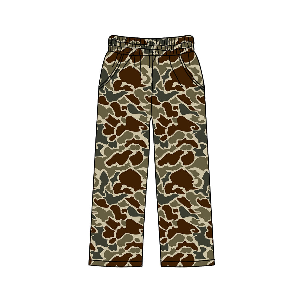 11.21 P0999 Pre order No Moq Adult Women Southern Camo Pockets Straight Pants Bottom