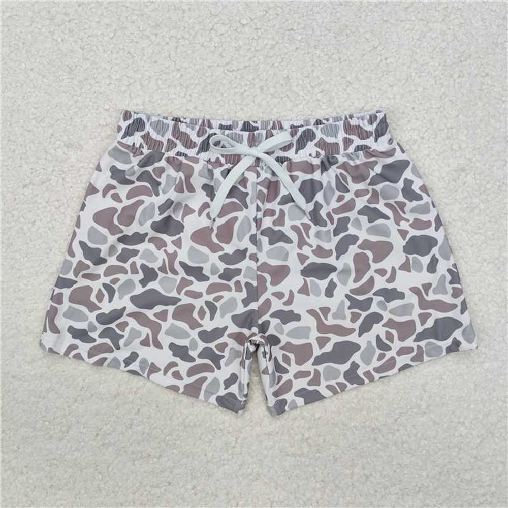 6.07 S0458 New Rts No Moq 8-9 Days By Air Arrived it Grey camo kids boys summer swim trunks