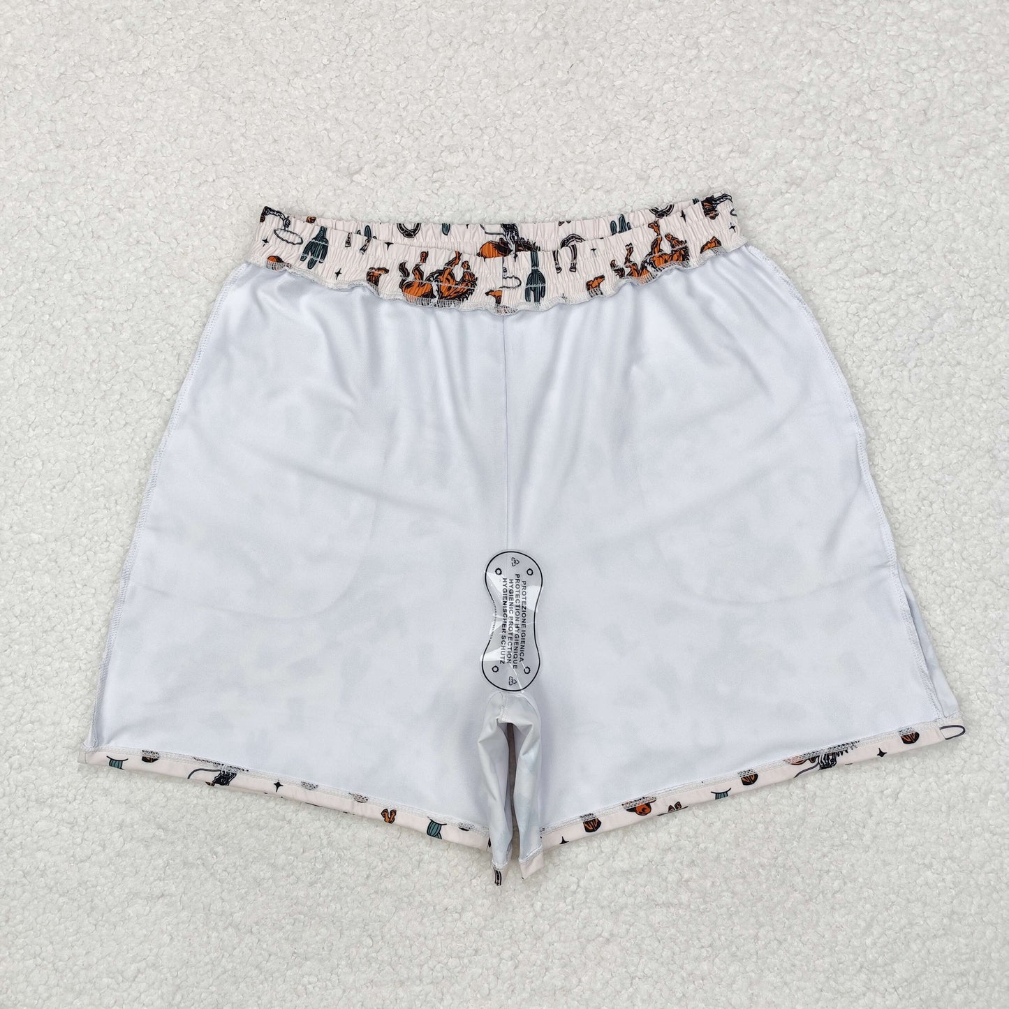 S0460 Cactus rodeo western adult men swim trunks