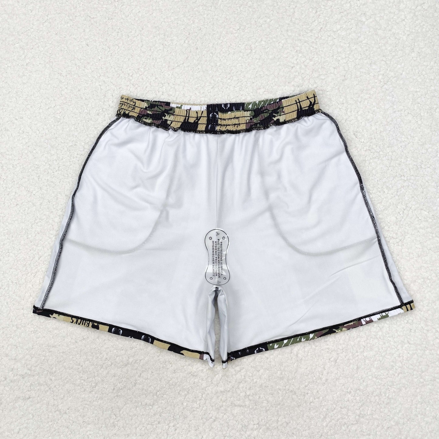 S0466 Deer duck camo summer adult men swim trunks
