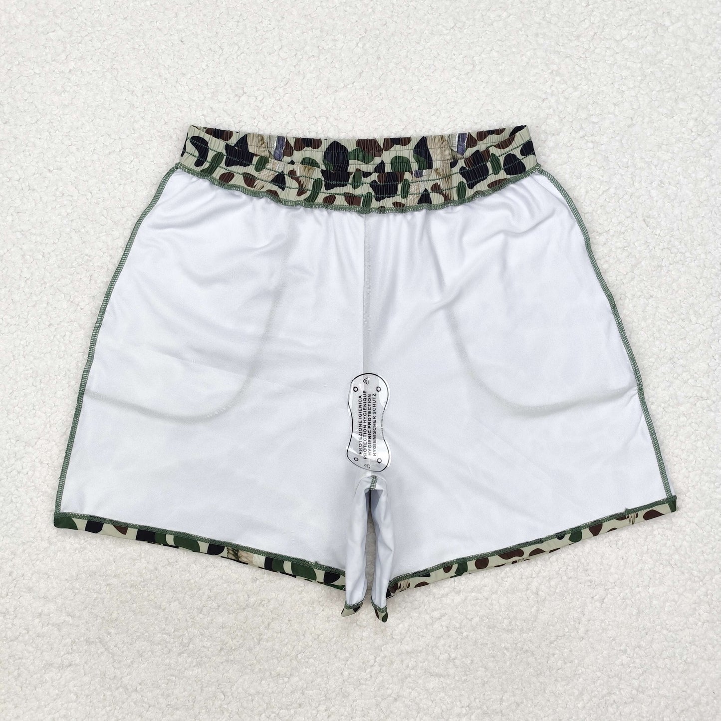 S0468 Camo duck summer adult men swim trunks