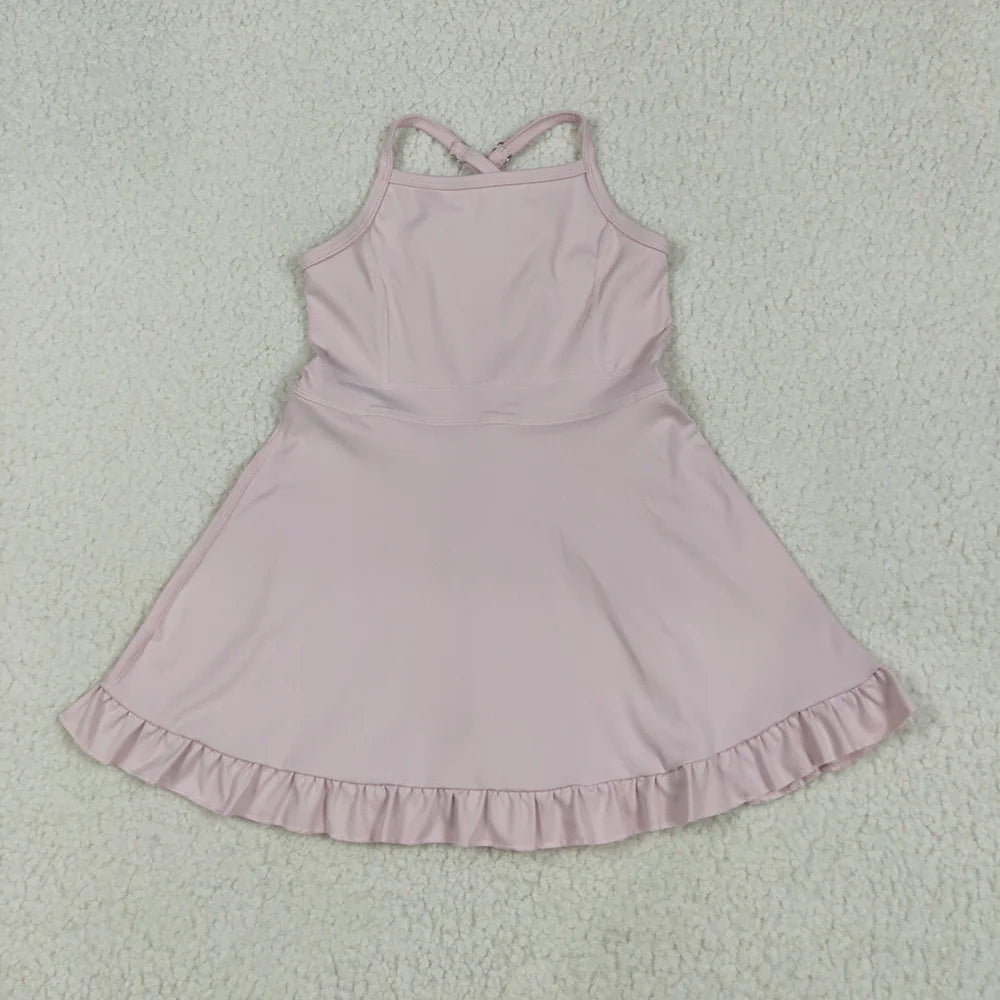 10.2 RST 5 Colors Sibling Baby Girls Athletic Active Wear Knee Length Dresses