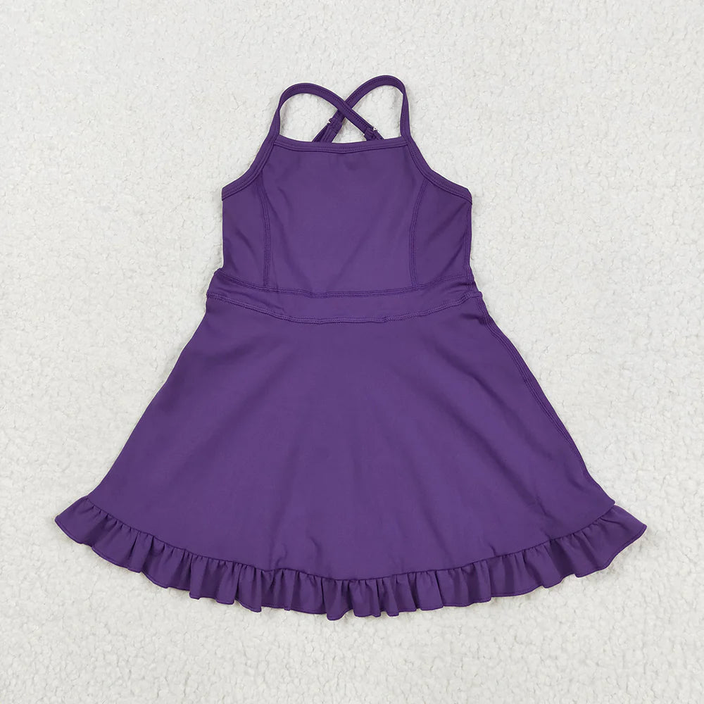 10.2 RST 5 Colors Sibling Baby Girls Athletic Active Wear Knee Length Dresses
