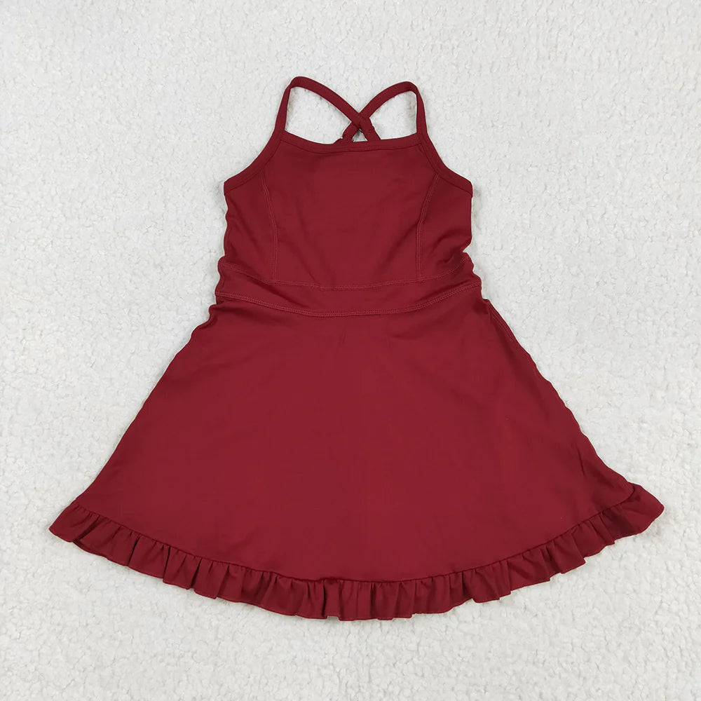 10.2 RST 5 Colors Sibling Baby Girls Athletic Active Wear Knee Length Dresses