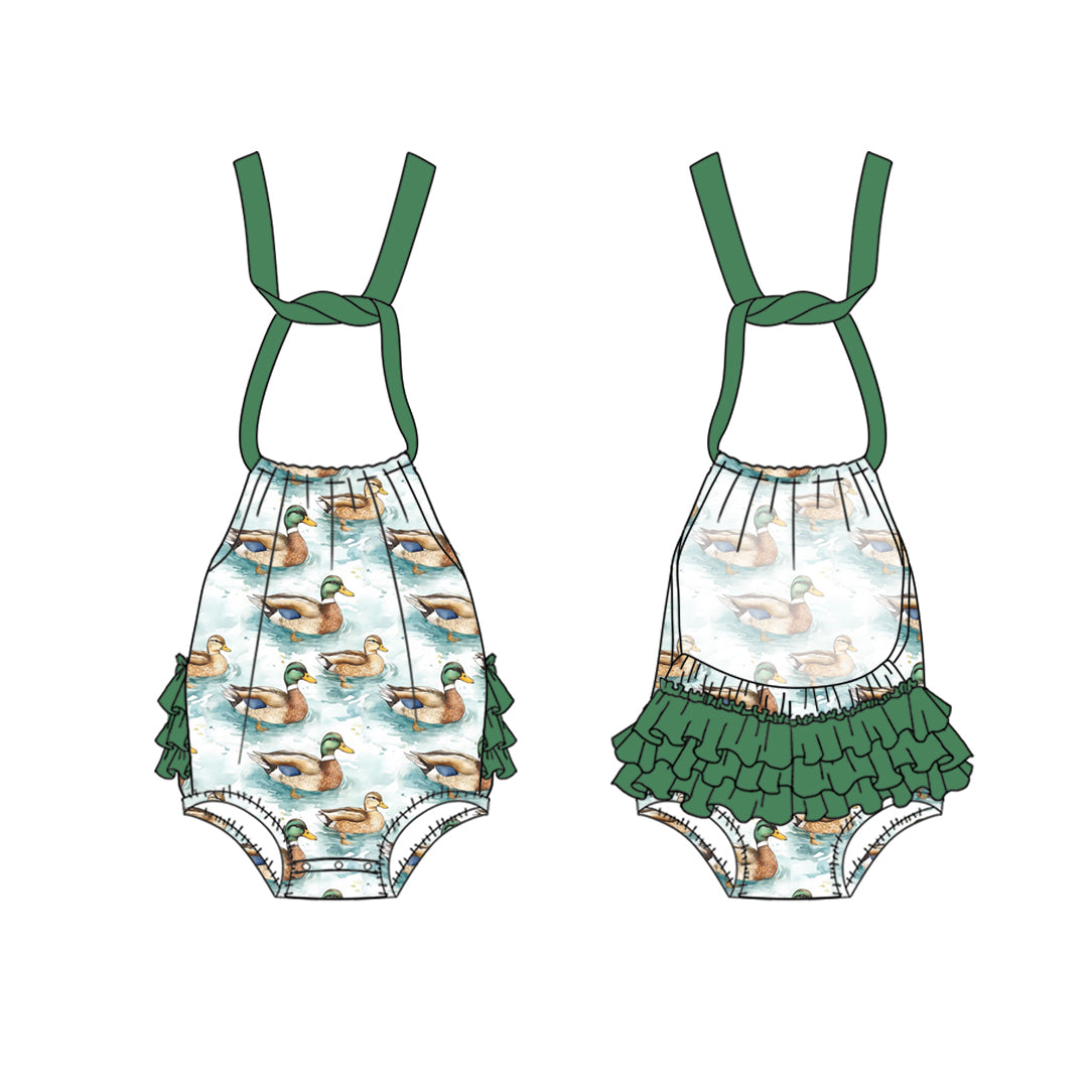 Sleeveless duck pocket top shorts kids boys clothes