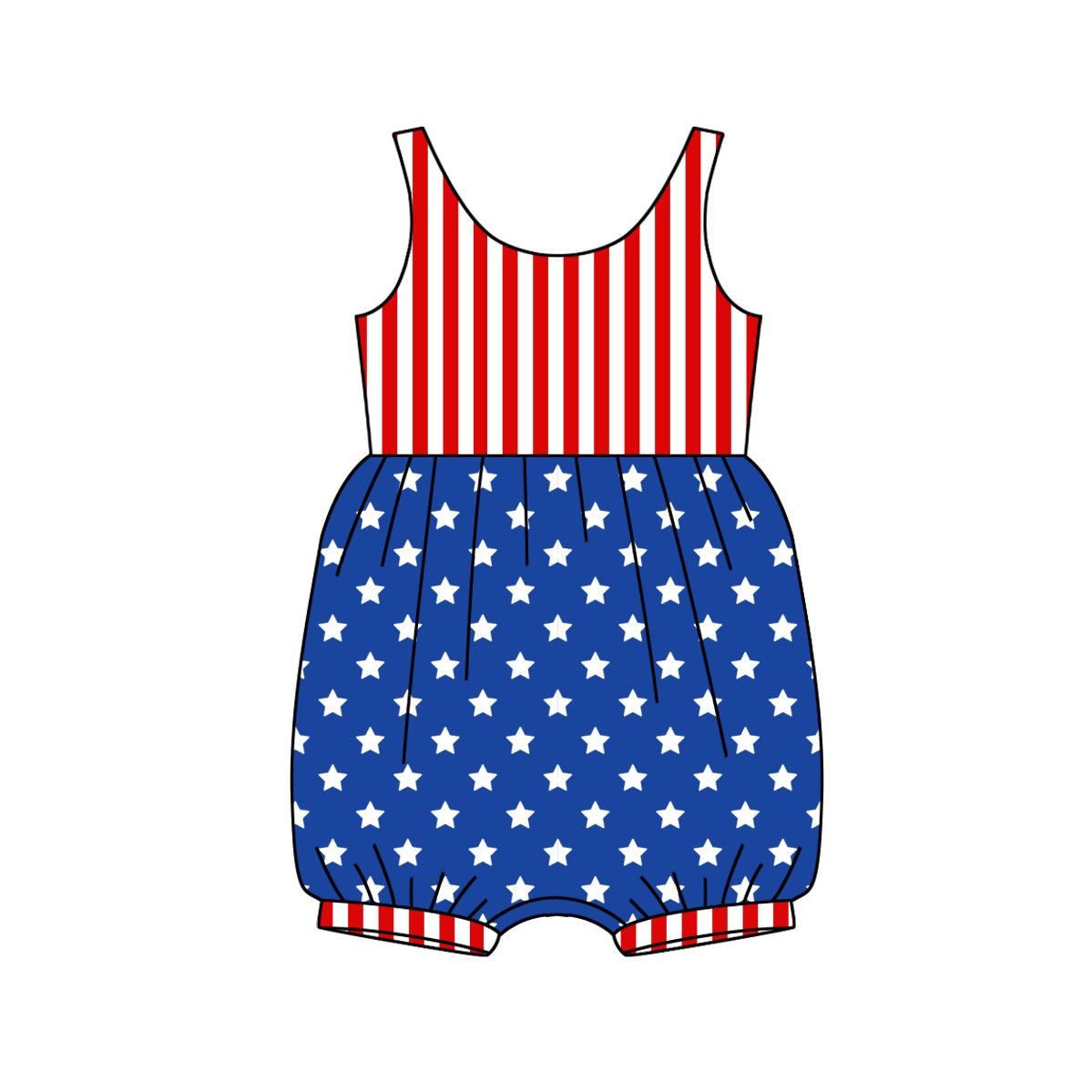 Baby Infant Girls Pink Checkered Flowers Sleeveless Rompers
