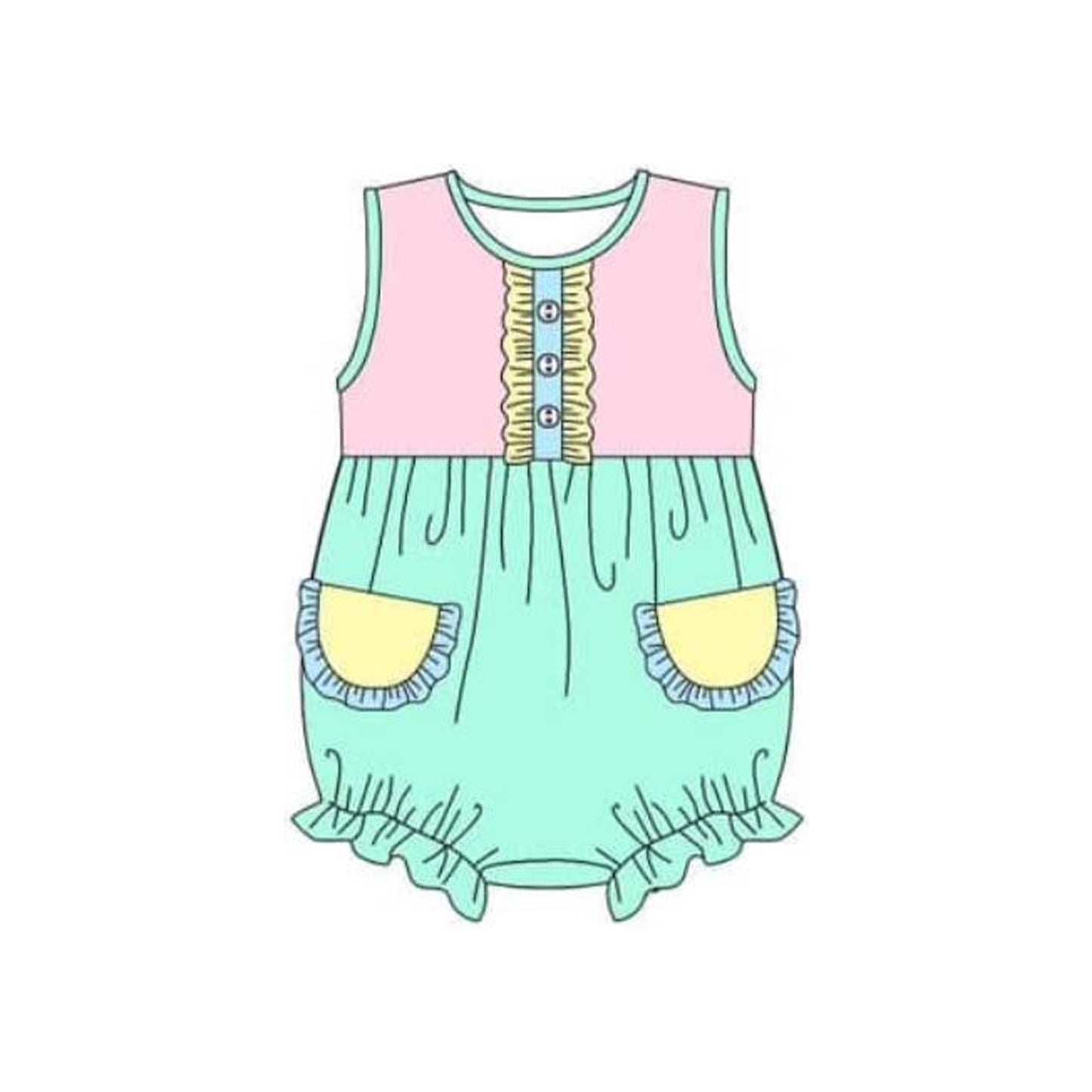 baby girl clothes sleeveless shorts