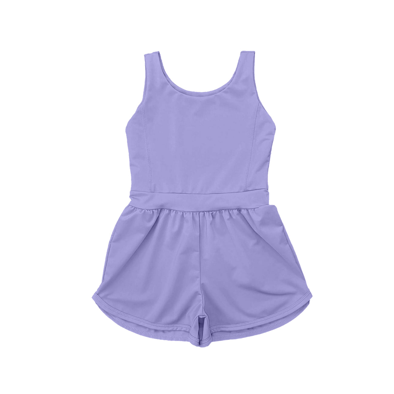 5.19 Pre order Mint Green Sleeveless Jumpsuit for Kids Girls Active Wear Comfortable Lightweight All-Season Fashionable Suit