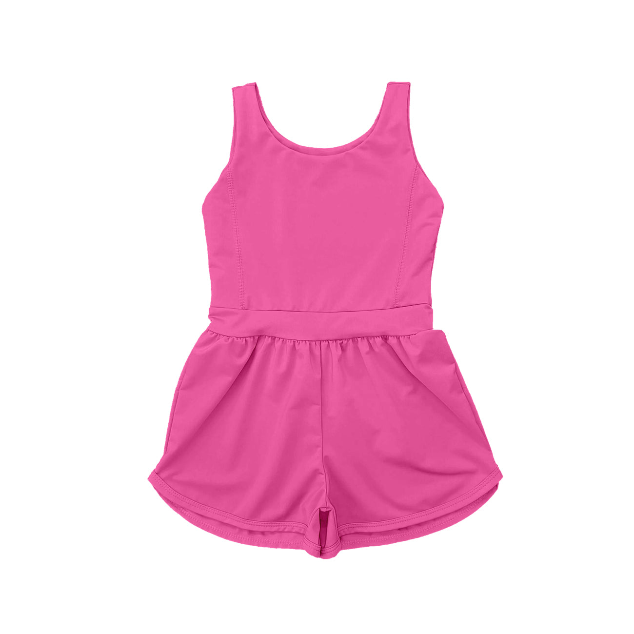 5.19 Pre order Mint Green Sleeveless Jumpsuit for Kids Girls Active Wear Comfortable Lightweight All-Season Fashionable Suit