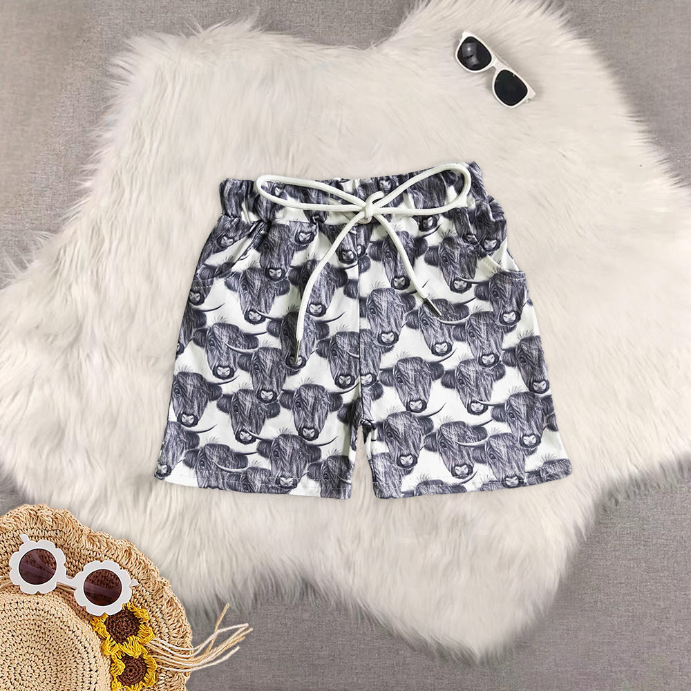 8.19 RTS Sibling Baby Boys Summer Shorts MAMA'S boy pocket boy summer shorts