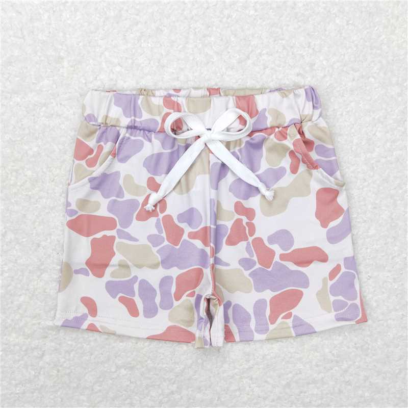 Baby Boy Summer Shorts Olive Camouflage with Pockets for Kids