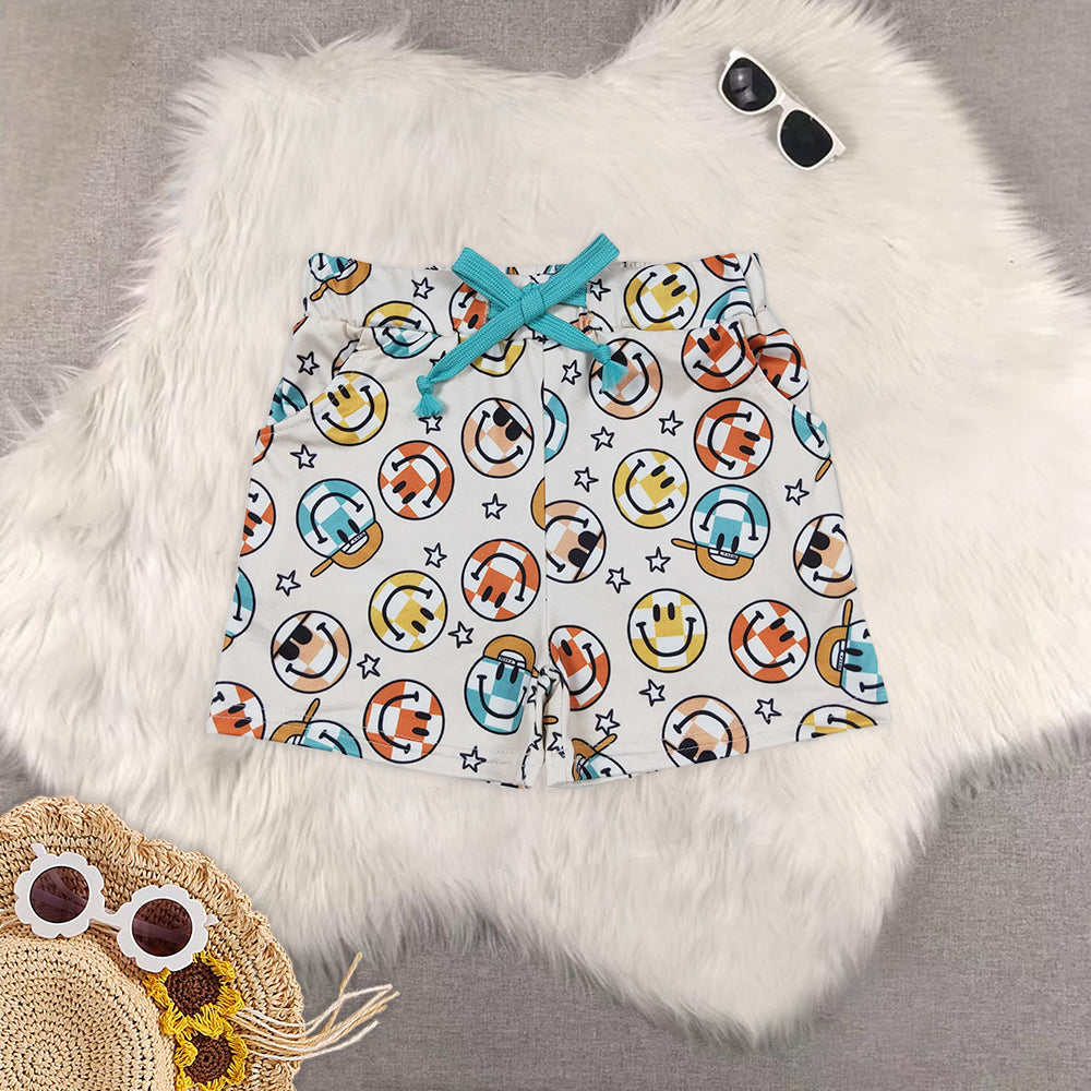 8.19 RTS Sibling Baby Boys Summer Shorts Khaki aztec baby boys summer shorts