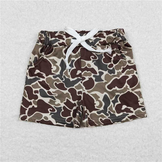 USA Warehouse (IN STOCK) SS0202 Kids Boy Camouflage Summer Shorts with Pockets Tactical Cargo Pants for Boys