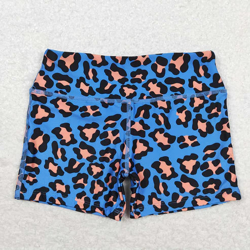 11.11 RTS Sibling Baby Girls Leopard Cactus Biking Summer Shorts Bottoms