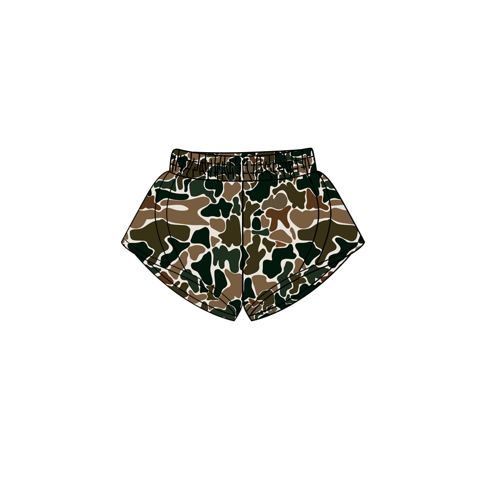 Grey Leopard Print Women's Summer Shorts Adult Animal Patterned Casual Loose Fit High Waist Trousers
