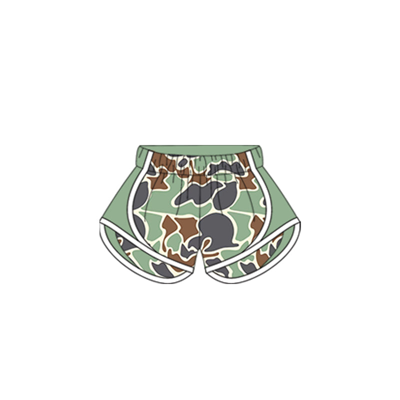 5.16 Pre order Baby Girls Summer Camouflage Patchwork Shorts Bottomland Pattern Cute Kids' Clothing for Little Girls