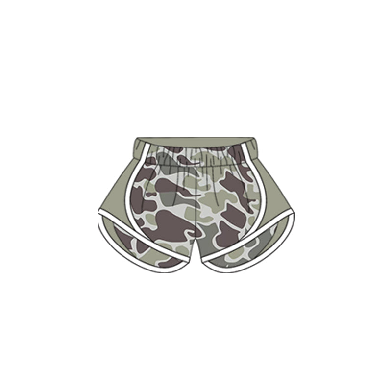 5.16 Pre order Baby Girls Summer Camouflage Patchwork Shorts Bottomland Pattern Cute Kids' Clothing for Little Girls
