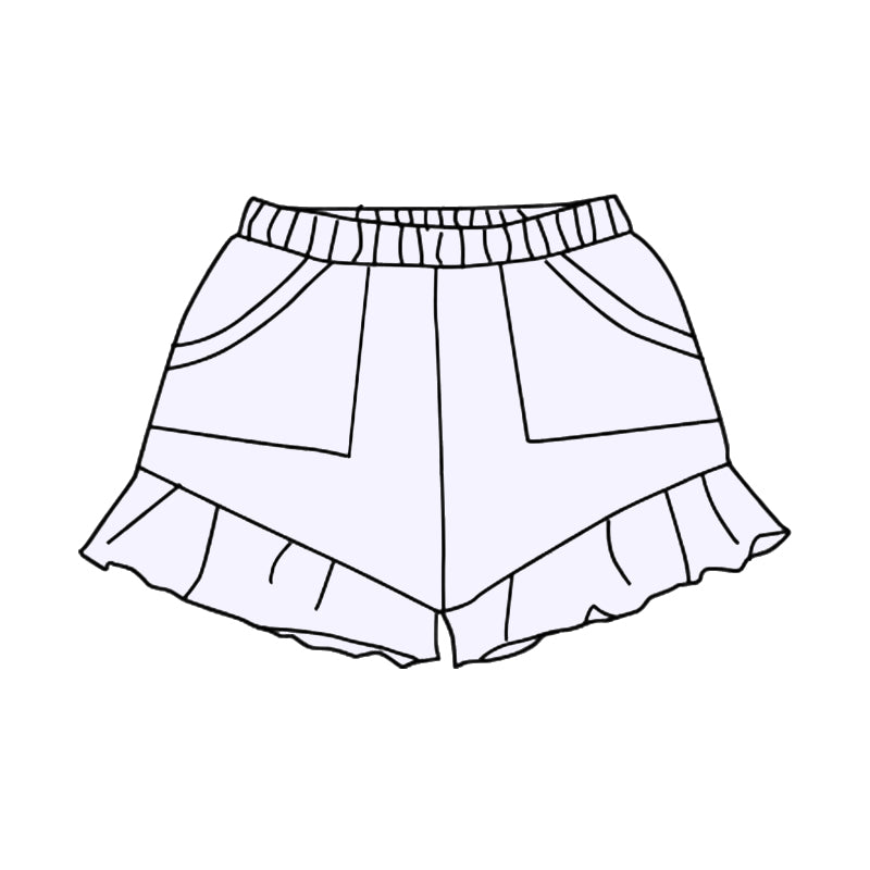 8.26 Pre order baby girls clothes cotton colorful summer shorts
