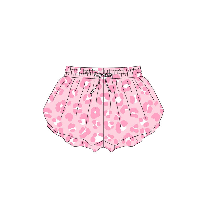 8.26 Pre order Baby Girls Summer Shorts baby girl clothes leopard pink summer shorts