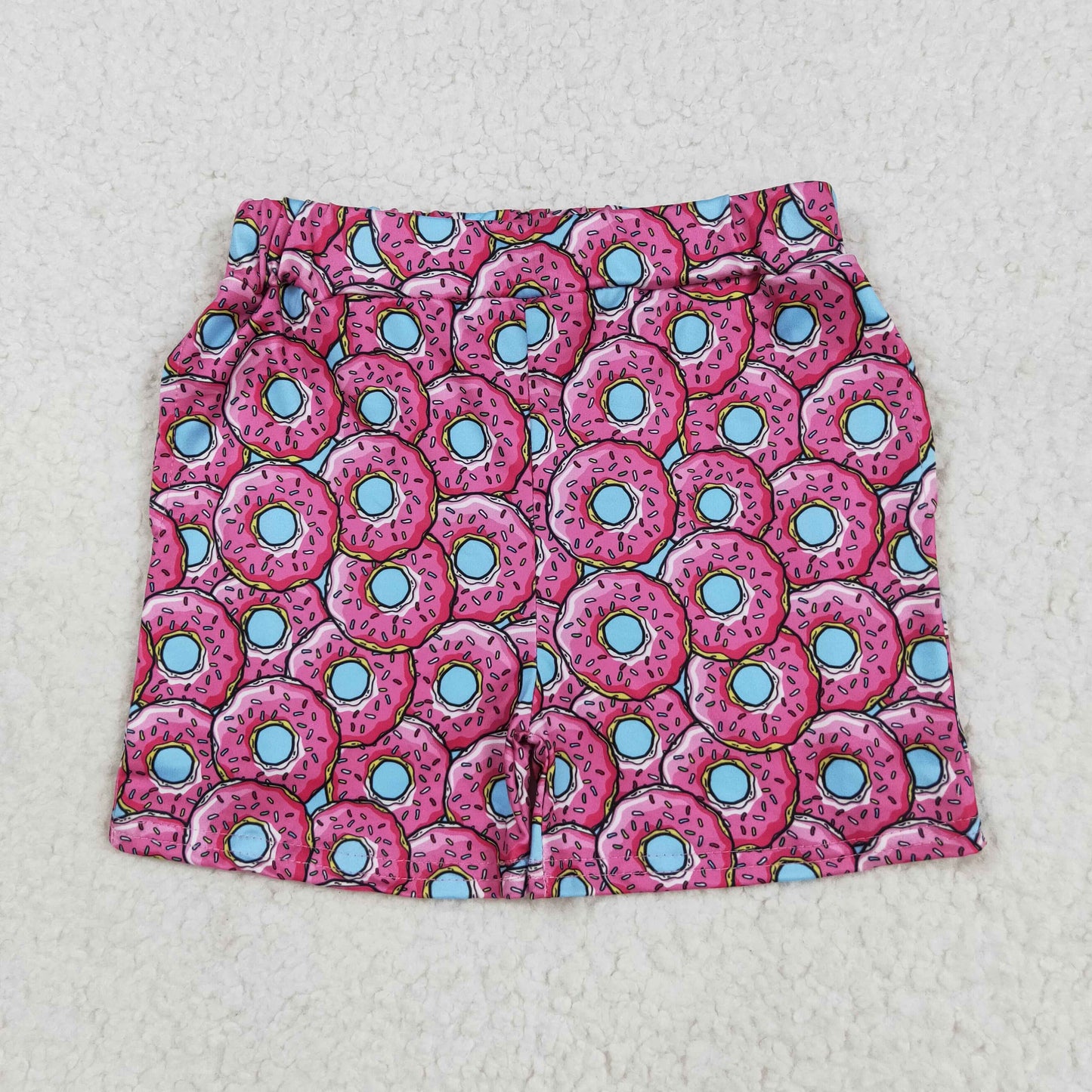 RTS NO MOQ (In stock)SS0632 Baby Girls Summer Shorts Baby Girls Pink Donuts Summer Shorts Bottom