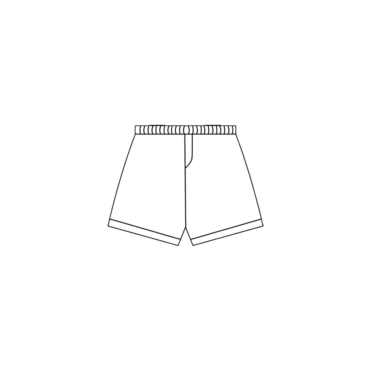 10.1 SS0663 Pre order No Moq Yoga fabric Baby Girls White Yoga Shorts Bottoms