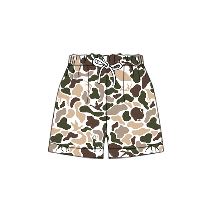 10.23 (Pre Order) No moq SS0699 PRE-ORDER Baby Boys Camo Southern Shorts Bottom