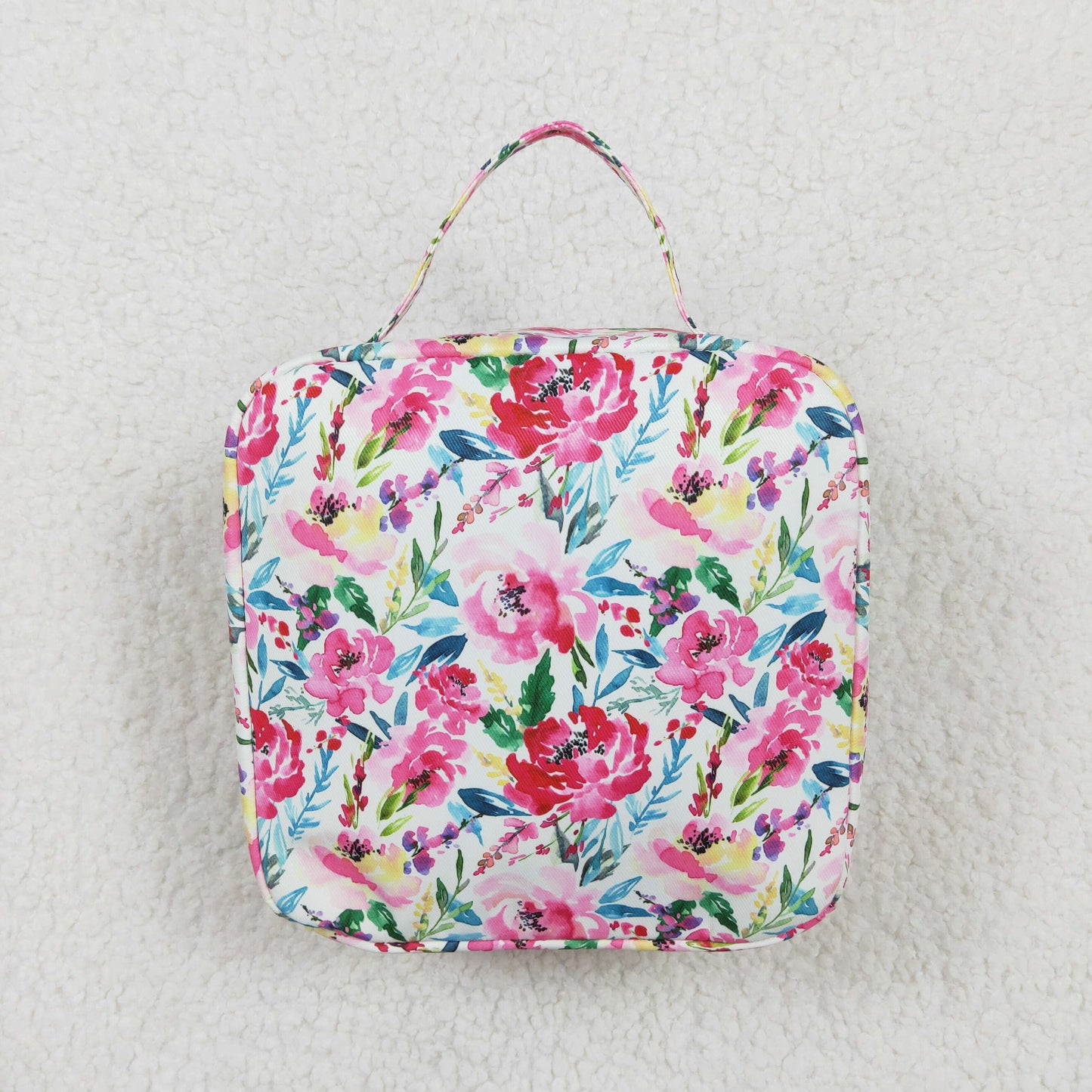 USA Shop (in stock)BA0102Lavender floral kids girls lunch box bag