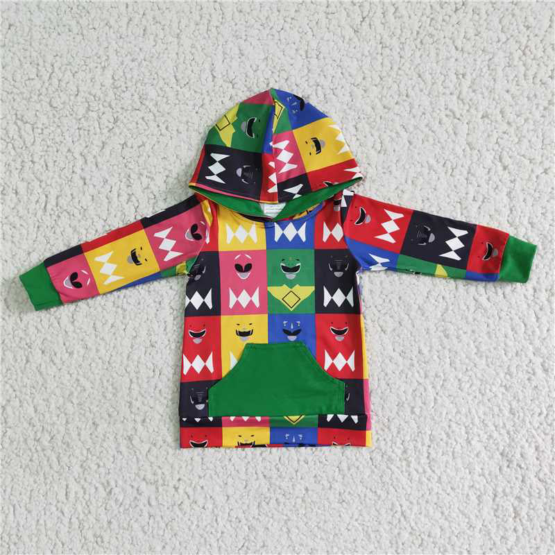 6 C7-1 Colorful pocket hoodie