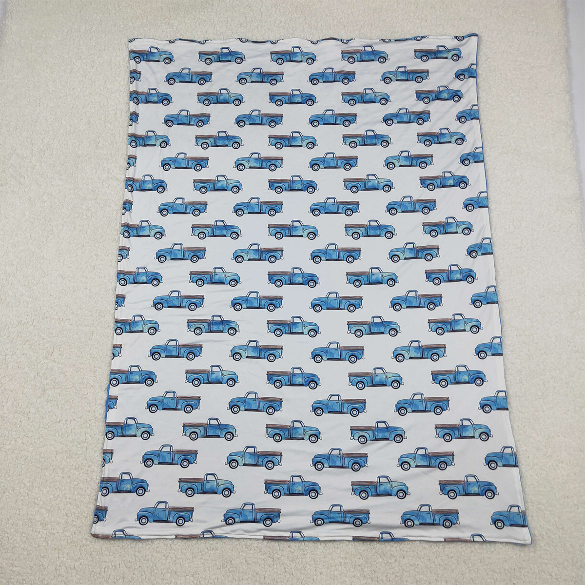 11.11 RTS NO MOQ （In stock）BL0062 Baby Kids Truck Minky blankets