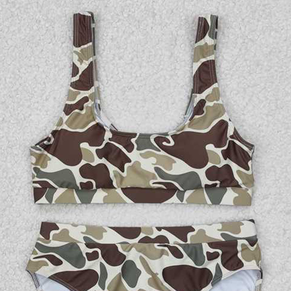 S0476 New Rts No Moq 8-9 Days By Air Arrived it Camo adult women summer swimsuit