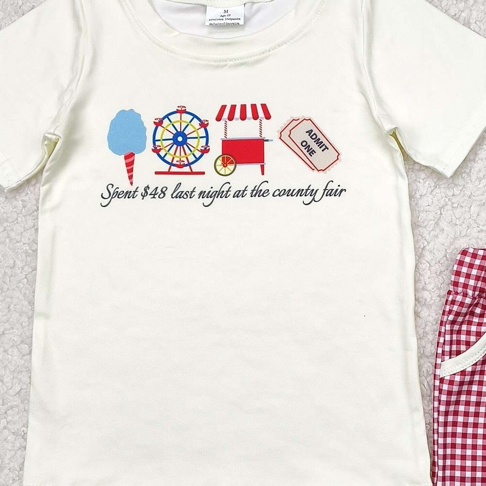 6.20 BSSO1468 RTS NO MOQ Baby Boys Summer Boys Outfits baby boy clothes short sleeve shorts set