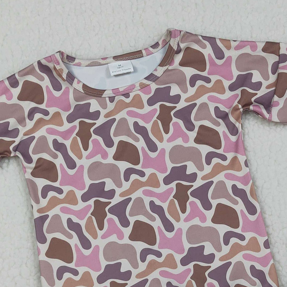 3.25 RTS NO MOQ （In stock）GLS0091 Kids Clothing for Baby Girls Long Sleeve Southern Camo Top Pockets Shorts Clothes Sets