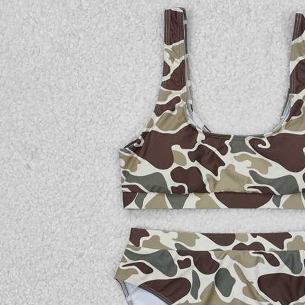 S0476 New Rts No Moq 8-9 Days By Air Arrived it Camo adult women summer swimsuit